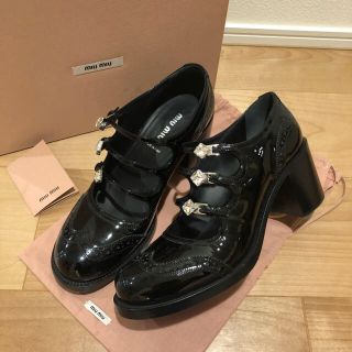 ミュウミュウ(miumiu)の🌈様専用♡  miumiu、JIMMYCHOO 2足分(ローファー/革靴)