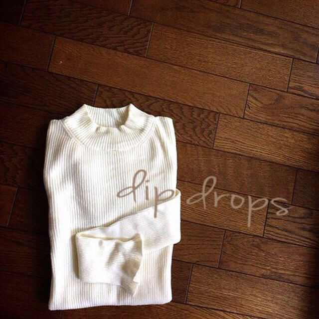 Dip Drops(ディップドロップス)のdip drops ハイネックリブ  レディースのトップス(カットソー(長袖/七分))の商品写真