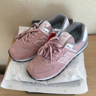 ニューバランス(New Balance)の🌸新品ニューバランススニーカー24.0 ピンク(スニーカー)