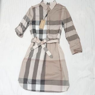 バーバリー(BURBERRY)のタグ付き☆バーバリー ロンドン シャツ ワンピース (ひざ丈ワンピース)