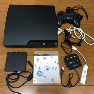 プレイステーション3(PlayStation3)のジャンク 中古品 PS3 本体 コントローラー torne USBポート セット(家庭用ゲーム機本体)
