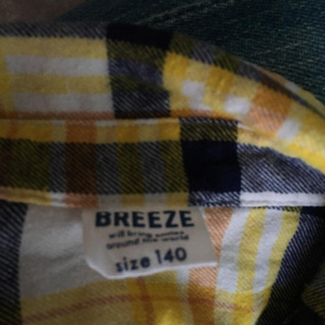 BREEZE(ブリーズ)のBREEZE ネルシャツ140cm キッズ/ベビー/マタニティのキッズ服男の子用(90cm~)(ブラウス)の商品写真