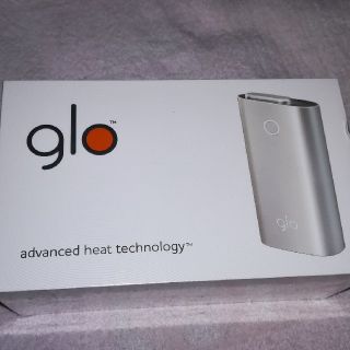 グロー(glo)の新品未開封★　glo 本体 シルバー★g004電子たばこIQOSアイコスプルーム(タバコグッズ)