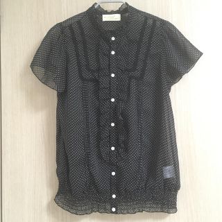 ダブルクローゼット(w closet)のw closet/ドットブラウス(シャツ/ブラウス(半袖/袖なし))