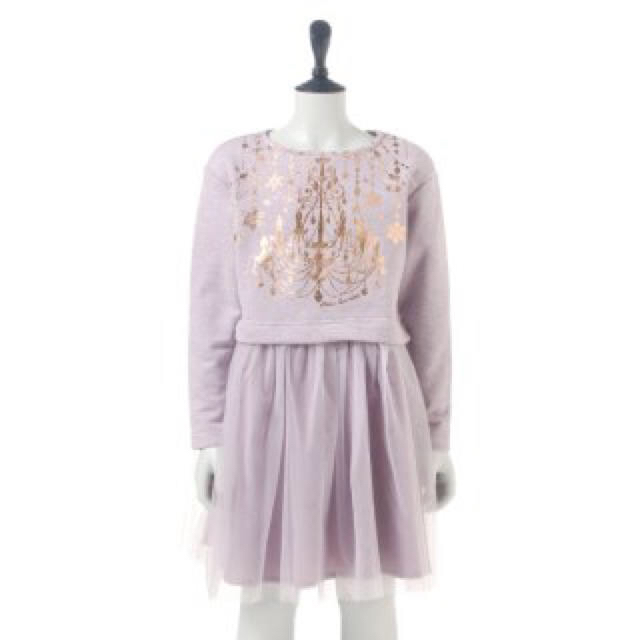 ANNA SUI mini(アナスイミニ)の新品 アナスイミニ チュールワンピース キッズ/ベビー/マタニティのキッズ服女の子用(90cm~)(ワンピース)の商品写真