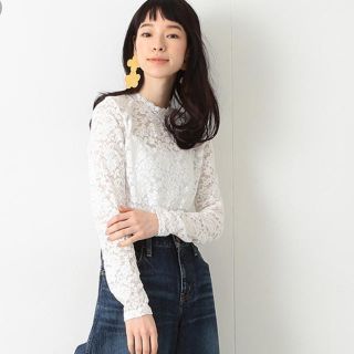 レイビームス(Ray BEAMS)のMY☆様専用 beams ストレッチ レース ロングスリーブ(シャツ/ブラウス(長袖/七分))