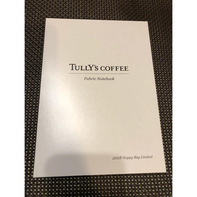 TULLY'S COFFEE(タリーズコーヒー)のTULLY'S COFFEE ファブリックノート インテリア/住まい/日用品の文房具(ノート/メモ帳/ふせん)の商品写真