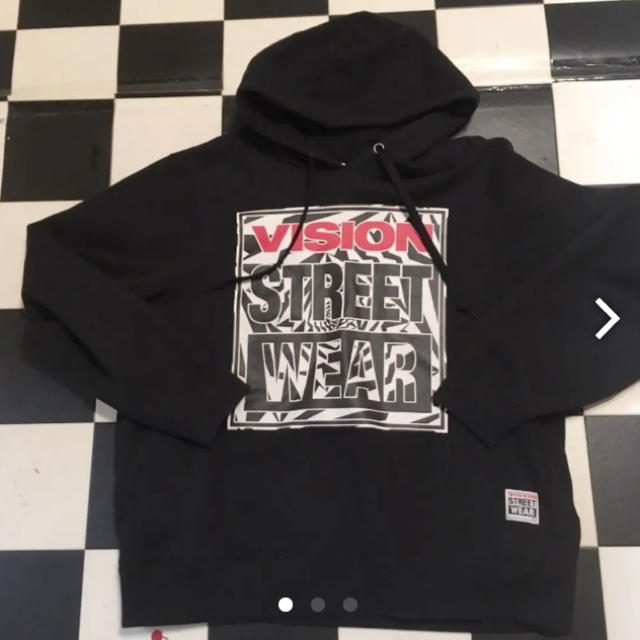 VISION STREET WEAR(ヴィジョン ストリート ウェア)の新品 VISON ロゴパーカー Lサイズ レディースのトップス(パーカー)の商品写真