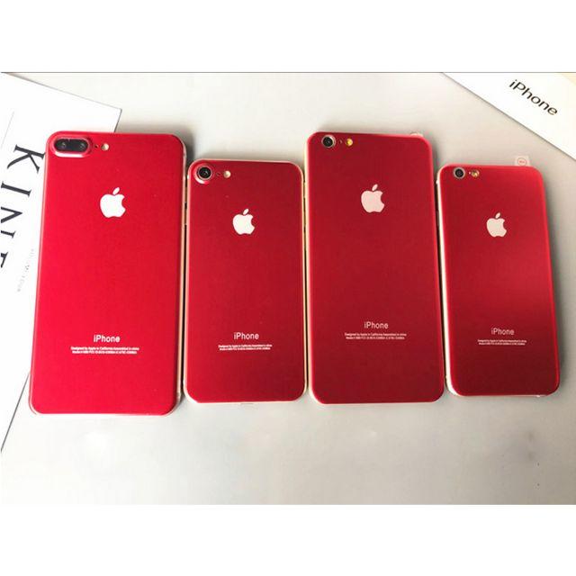 防水 iphone8 ケース 中古 | （背面）チタン製保護フィルムレッド【限定色】の通販 by 菜穂美＠プロフ要重要｜ラクマ