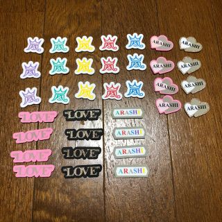 アラシ(嵐)の嵐 LOVE シール グッズ(アイドルグッズ)