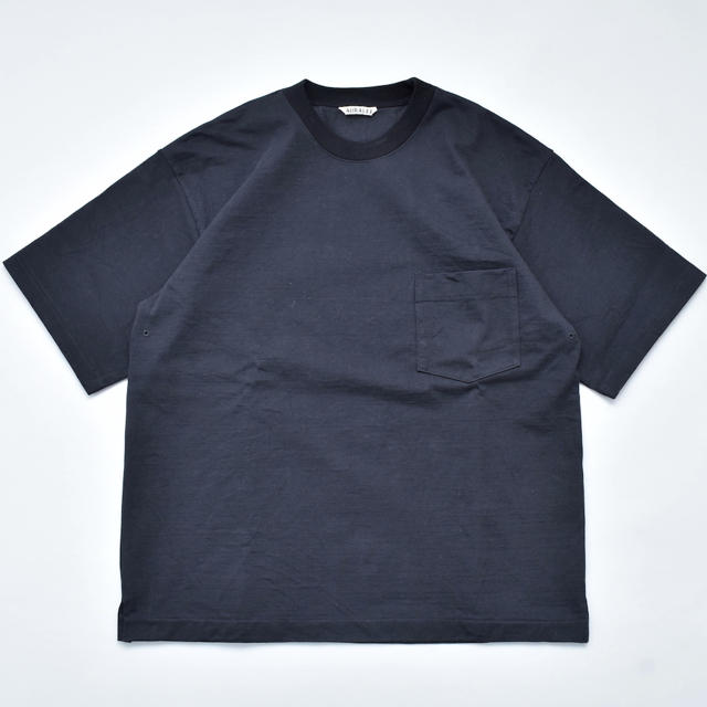【値下げ】AURALEE 18SS STAND UP TEE BLACK 3