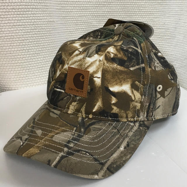 carhartt - USAカーハート リアルツリー柄 キャップ 新品【TRE2 carhartt - USAカーハート リアルツリー柄 キャップ 新品【TRE2