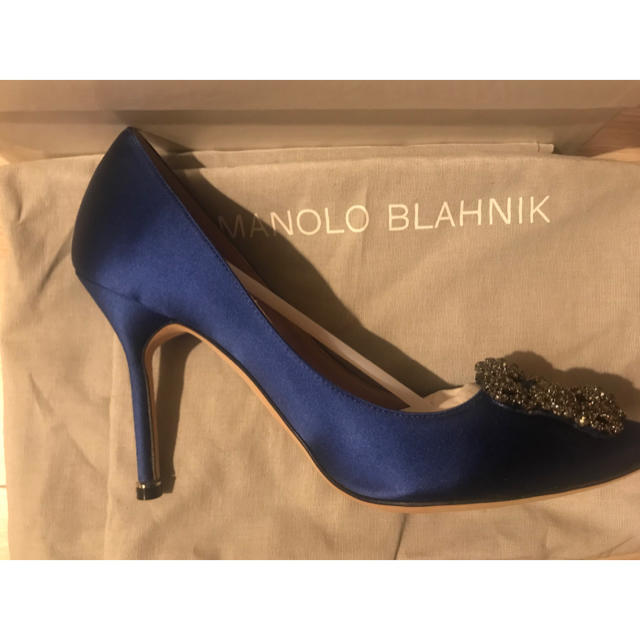 MANOLO BLAHNIK(マノロブラニク)の2月限定価格★未使用！マノロブラニク  ハンギシ 37 1/2 レディースの靴/シューズ(ハイヒール/パンプス)の商品写真