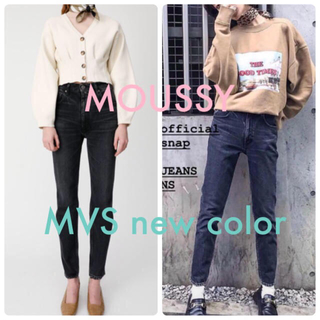 マウジー(moussy)の大人気シリーズ新色♡MOUSSY MVS black skinny jeans(デニム/ジーンズ)