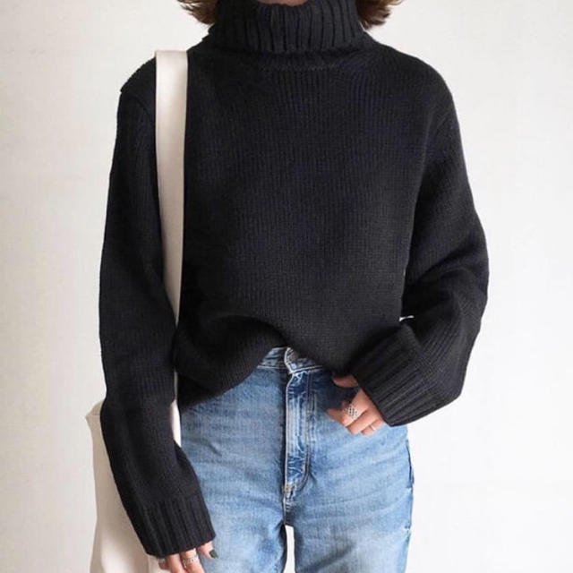 GU(ジーユー)のローゲージタートルネックセーター メンズのトップス(ニット/セーター)の商品写真