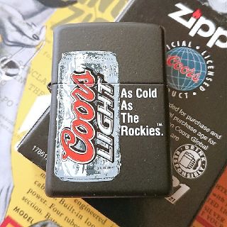ジッポー(ZIPPO)のZippo【COORS LIGHT COLD】缶ビールパッケージ (タバコグッズ)