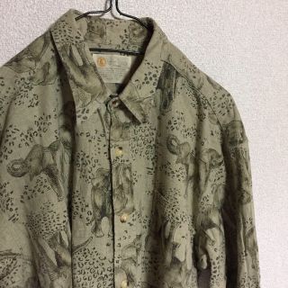 サンタモニカ(Santa Monica)の古着 vintage  Atelier Woods  アニマル柄 総柄 シャツ(シャツ)