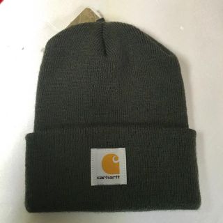 カーハート(carhartt)の送料無料!Carharttカーハート ニットキャップダークグリーン新品【DG2】(ニット帽/ビーニー)