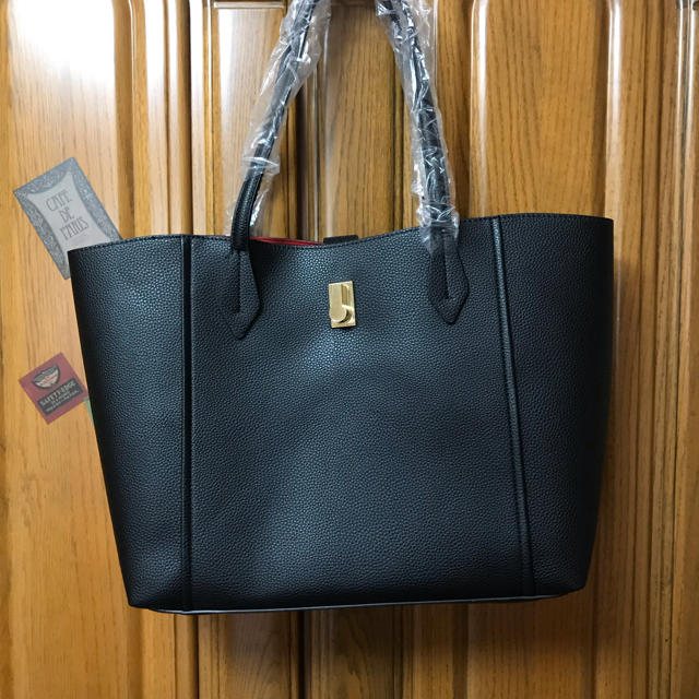 新品★ZARA★メタルクラスプ留めトートバッグ