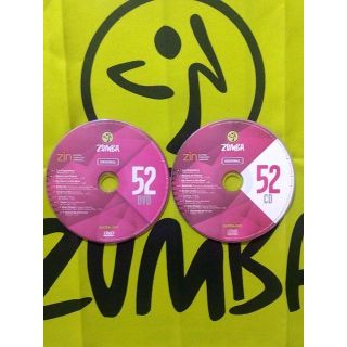 ズンバ(Zumba)のZUMBA　ズンバ　ZIN52　CD ＆ DVD　インストラクター専用(スポーツ/フィットネス)