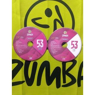 ズンバ(Zumba)のZUMBA　ズンバ　ZIN53　CD ＆ DVD　インストラクター専用(スポーツ/フィットネス)