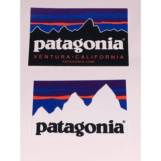 パタゴニア(patagonia)のパタゴニア  ロゴステッカー2枚セット(登山用品)