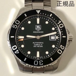 タグホイヤー(TAG Heuer)のタグ ホイヤー アクアレーサー WAN2110 自動巻   正規OH納品書有(腕時計(アナログ))