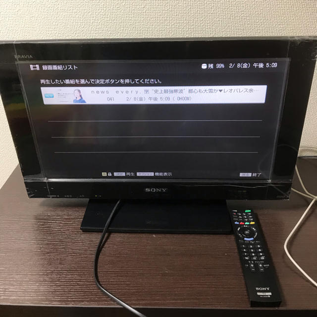 SONY BRAVIA 22型テレビ HDD内蔵 KDL-22BX30H SONY BRAVIA 22型テレビ HDD内蔵 KDL-22BX30H