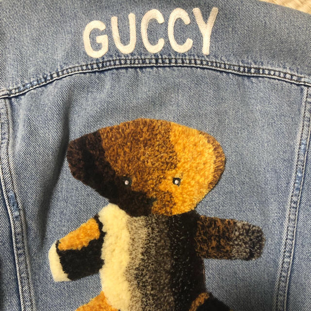 GUCCI - GUCCI デニムジャケット テディベア 44の通販 by Be GUCCI - GUCCI デニムジャケット テディベア 44の通販 by Be