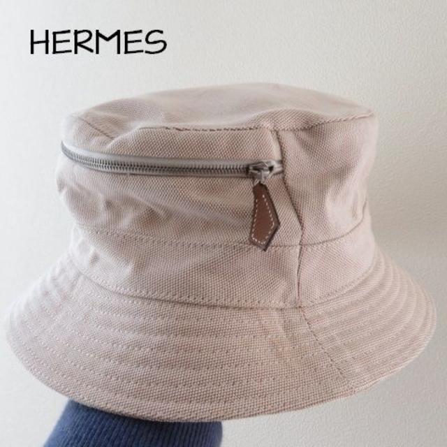HERMES エルメス　帽子　ポケット付　ハット