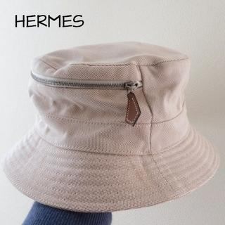 エルメス(Hermes)のHERMES エルメス　帽子　ポケット付　ハット(ハット)