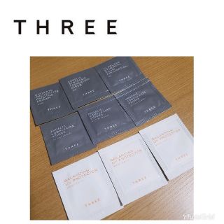 スリー(THREE)のTHREE　スリー　メーキャップベース　ファンデーション　日焼止め乳液　サンプル(ファンデーション)