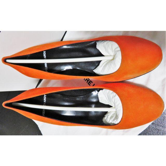新品 PIERRE HARDY スエード パンプス 36 オレンジ イタリア製 新品 PIERRE HARDY スエード パンプス 36 オレンジ イタリア製