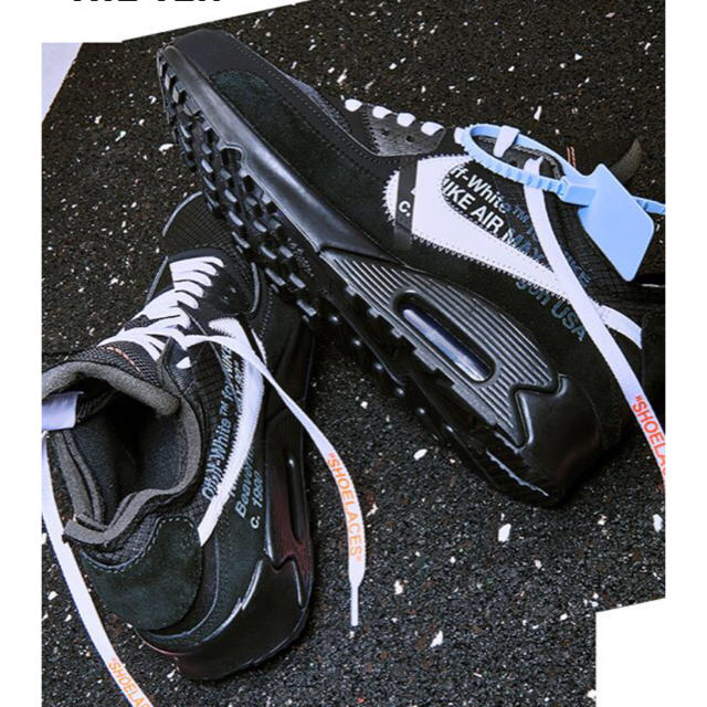 27cm NIKE×OFF-WHITE THE TEN MAX 90 BLACK