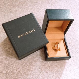 ブルガリ(BVLGARI)のBVLGARIブルガリ★ビーゼロワン★リング★ピンクゴールド★50(リング(指輪))