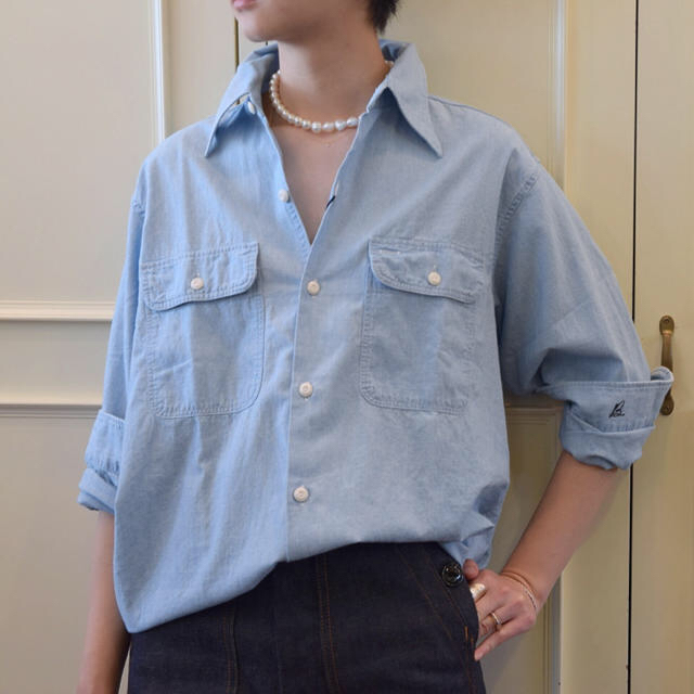 セール特価 22ss 美品 MADISONBLUE セルヴィッジ ハンプトン シャツ 00