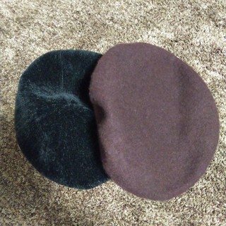 オリーブデオリーブ(OLIVEdesOLIVE)のベレー帽2点セット(ハンチング/ベレー帽)