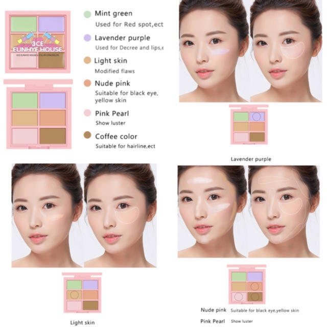 3CE Eunhye houce♡6色カラーコントロールパレット コスメ/美容のベースメイク/化粧品(コントロールカラー)の商品写真