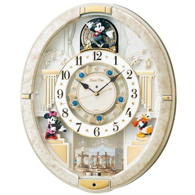 豪奢な セイコー ミッキーマウス 掛け時計 クロック 掛時計/柱時計