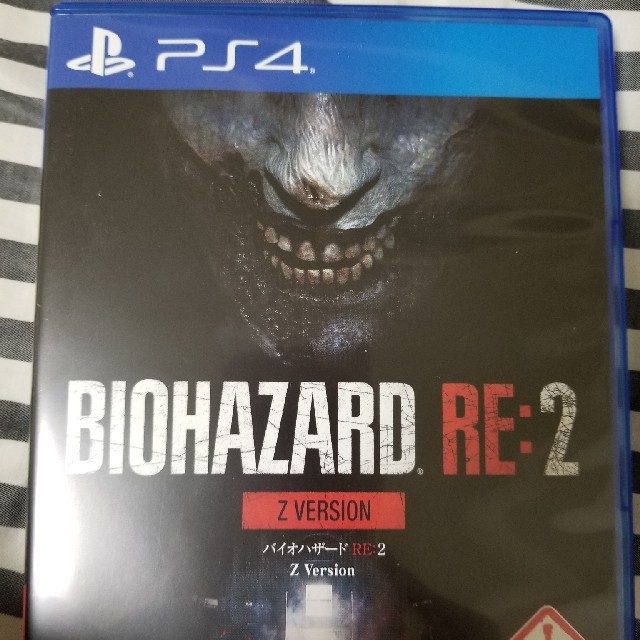 PS4 バイオハザードre2　初回特典未使用