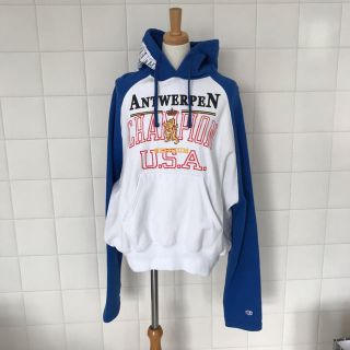 バレンシアガ(Balenciaga)の美品❤️ 17SS VETEMENTS×Champion ヴェトモン パーカー(パーカー)