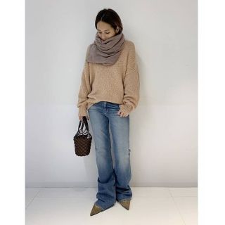 アパルトモンドゥーズィエムクラス(L'Appartement DEUXIEME CLASSE)の美品■ TRAVE ベルボトムデニム ■ アパルトモン apstudio(デニム/ジーンズ)