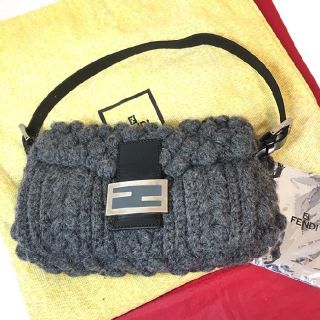 フェンディ(FENDI)のフェンディ　ウール　マンマ　バケット(ショルダーバッグ)