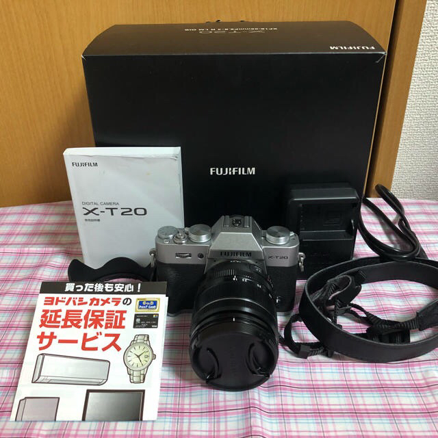 FUJIFILM ミラーレス一眼 X-T20 レンズキットシルバー