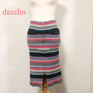 ダズリン(dazzlin)のDazzlin ボーダーニットスカート(ひざ丈スカート)