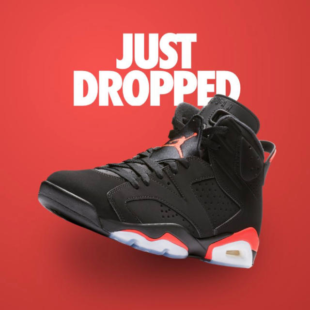 NIKE(ナイキ)のNIKE Air Jordan 6 RETRO Black Infrared メンズの靴/シューズ(スニーカー)の商品写真