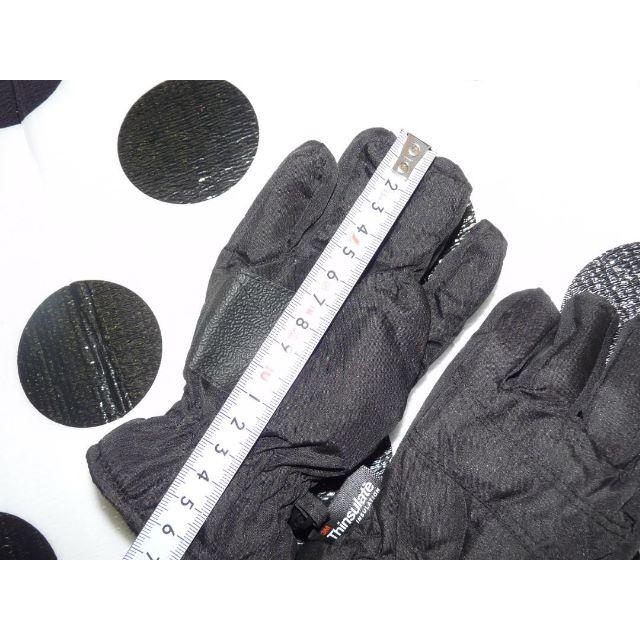 定価3,600円■子供■手首まで１３ｃｍ☆3~5才黒■手袋Thinsulate スポーツ/アウトドアのスキー(その他)の商品写真