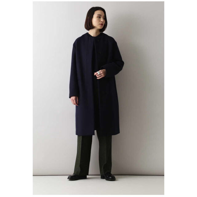 美品 Deuxieme Classe取扱YLEVEノーカラーコート希少サイズ0