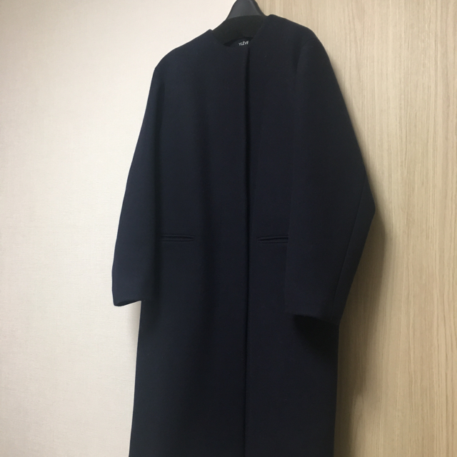 美品 Deuxieme Classe取扱YLEVEノーカラーコート希少サイズ0 3