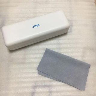 ジンズ(JINS)のJINS  メガネケース 白(サングラス/メガネ)